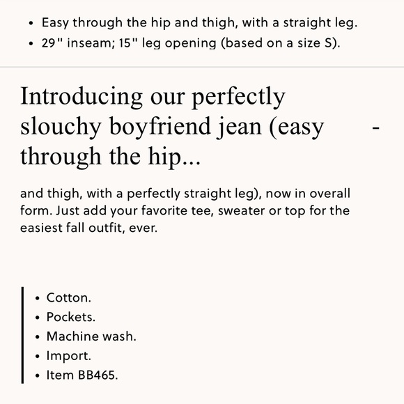 JCREW Slouchy Boyfriend Denim Overalls in Ecru - Picture 2 of 12